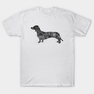 Dachshund dog black and white T-Shirt